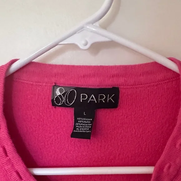 Pink Cardigan Sweater - Picture 3 of 10